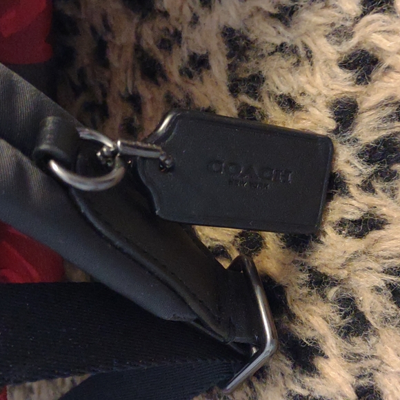 Coach Camo Rose Mini Backpack NWT - Picture 5 of 8